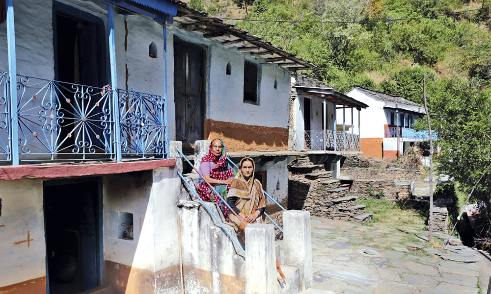 EMPTY VILLAGES DUE TO MIGRATION IN HIMALAYA